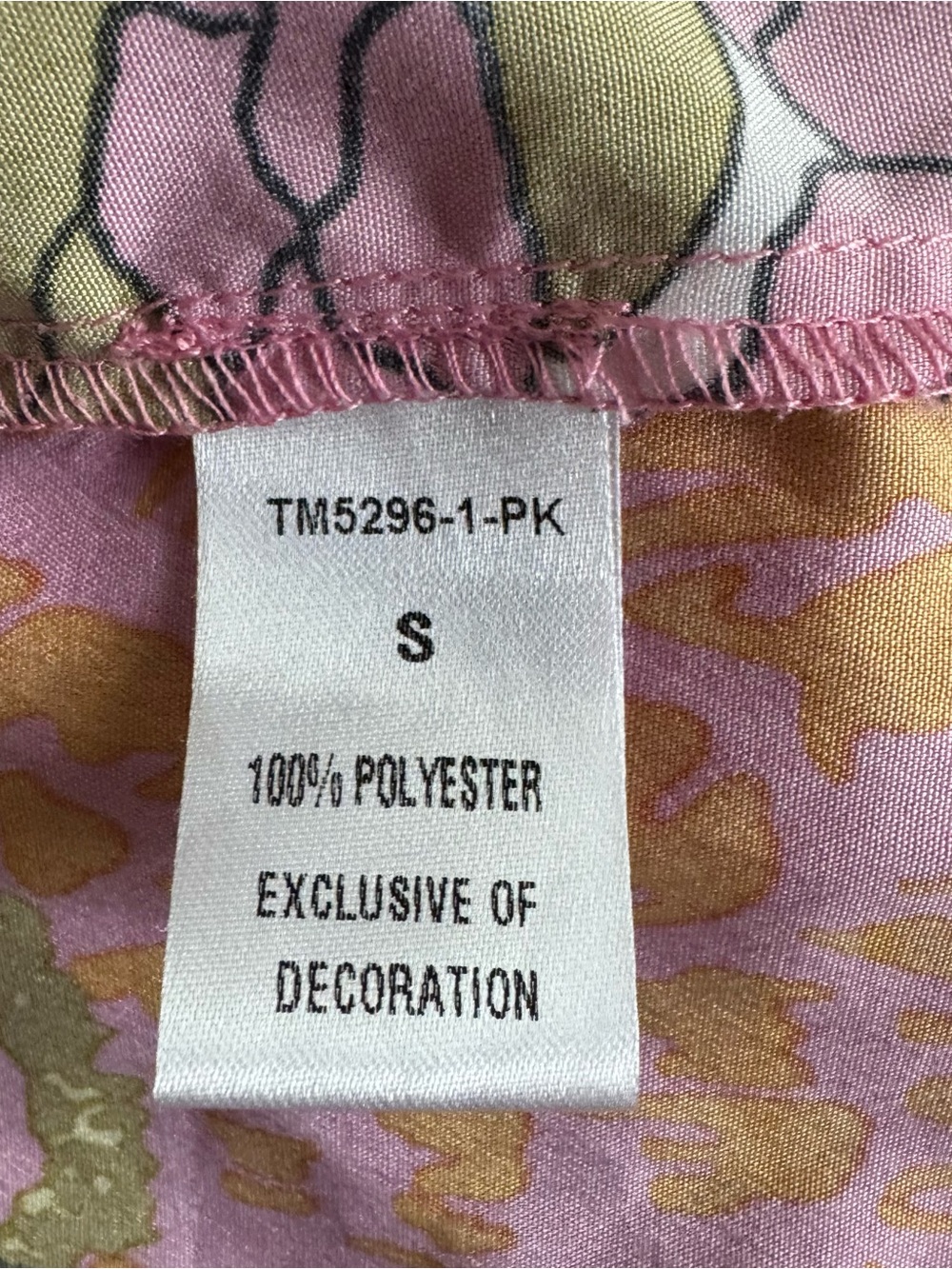 THML Sienna Sleeveless Floral Pink and Multi-Color Top Size S - Picture 8 of 9